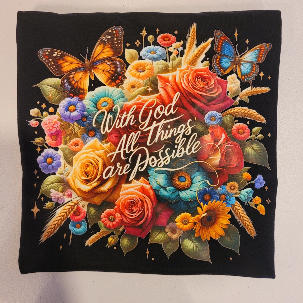 New With God All Things Are Possible T-Shirt